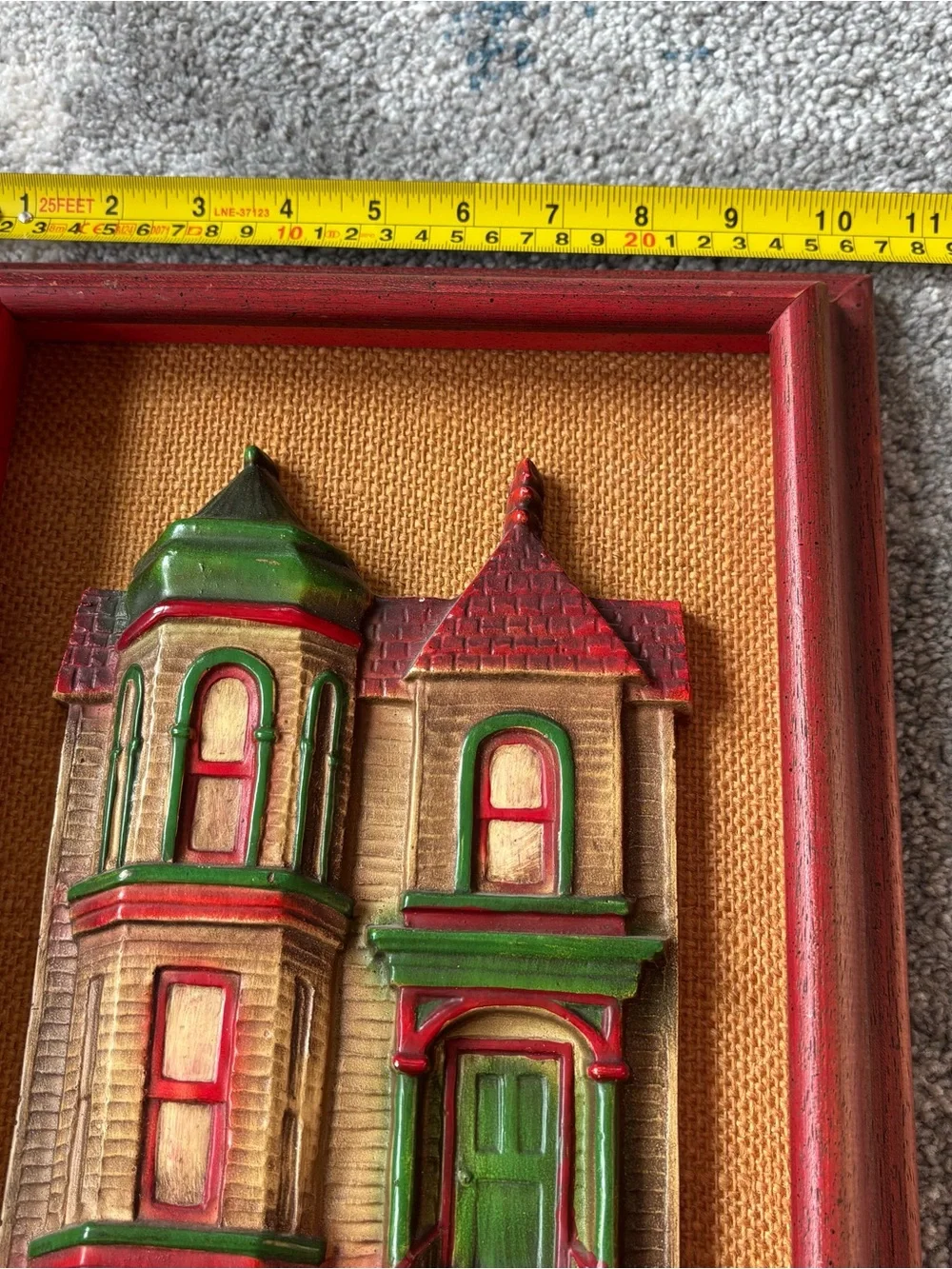 Framed Vintage Victorian House 3D Wall Art by Edward Art Products
